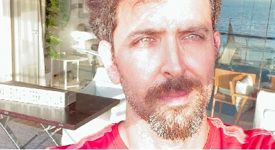 Photo for: Hrithik Roshan shares 'lockdown tips' for 'mental health'.