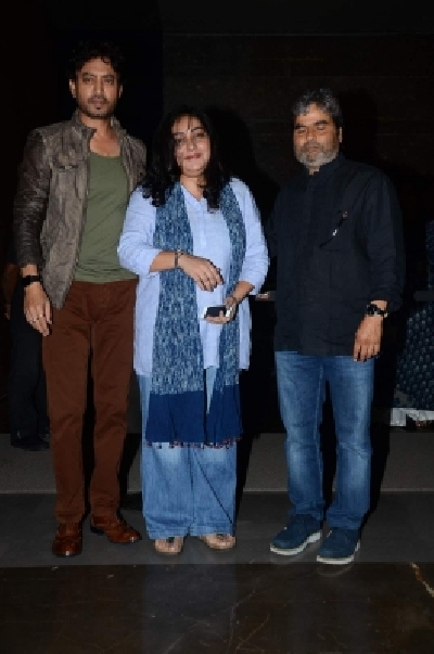Mumbai, April 29 (IANS) National award-winning filmmaker Vishal Bhardwaj, a frequent collaborators with the late Irrfan Khan, says the sudden demise of the actor tore him apart.	 (File Photo: IANS)