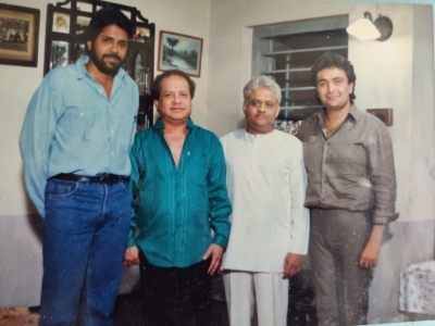 Tina Films International Director K. Ravi Shankar on the music launch of his directorial debut film 