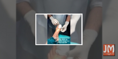 Karishma Tanna has a toe nail surgery amid lockdown