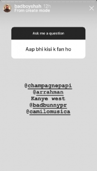 Badshah reveals the Bollywood actress he has a crush on.