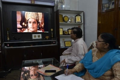 After its successful run on Doordarshan, Ramanand Sagar After its successful run on Doordarshan, Ramanand Sagar