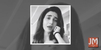 Karishma Tanna pulls of inverted yoga pose with injured foot