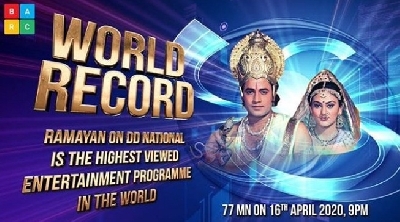 'Ramayan' breaks all records, becomes world's most-watched show.