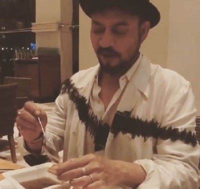 Irrfan Khan enjoys pani puri in throwback video posted by son.
