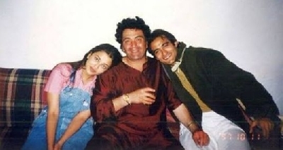 Akshaye Khanna shared a throwback image of himself with Rishi Kapoor and Aishwarya Rai Bachchan