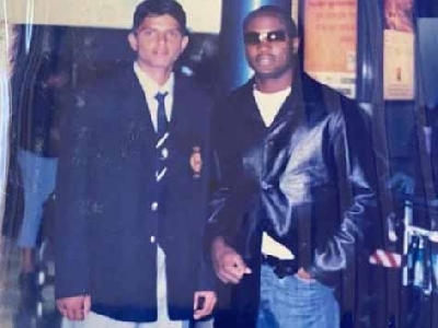 Lara shares Raina's 'fan moment' in throwback.