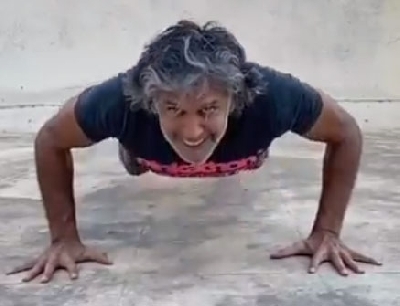 Milind Soman's daring 'new movement' to stay fit.
