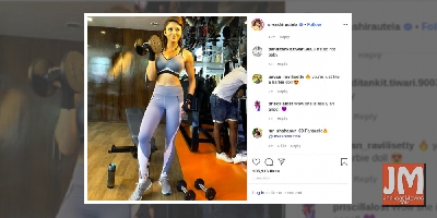 Urvashi Rautela's workout challenge to beat lockdown blues