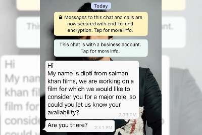 Salman Khan denies casting for new film, warns of legal action against impersonator.