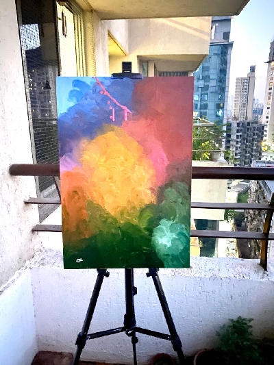 Chahatt Khanna's new hobby is to paint.