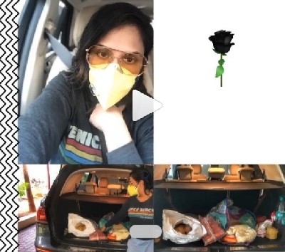 Richa makes educational videos about COVID-19 for her staff.