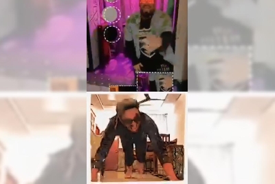 Lockdown diaries: Aparshakti Khurana grooves in heels.