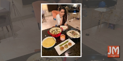 Soundarya Sharma prepares Eid delicacies in Los Angeles