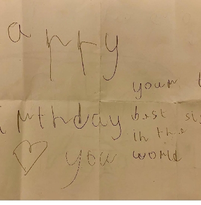 Suhana Khan gets cute birthday card from kid brother AbRam.