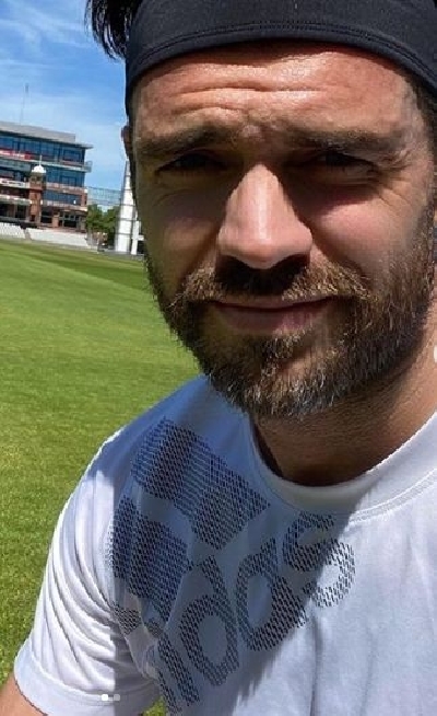 Slowly easing through the gears but enjoying being back: Anderson.