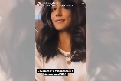 Chitrangada gives herself a Chitrangada gives herself a