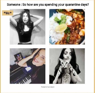 Shruti Haasan reveals what keeps her busy amid lockdown.