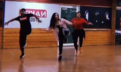 Alaya F gives glimpse of her first dance rehearsal.