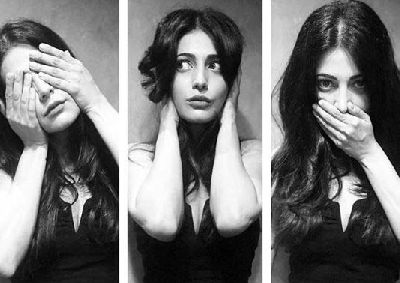 Shruti Haasan seeks out good vibes.