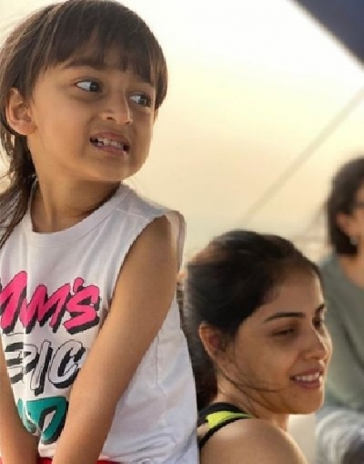 Genelia pens a birthday wish for her Genelia pens a birthday wish for her