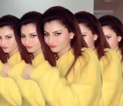 Urvashi switches on her 'Beyonce mode'.