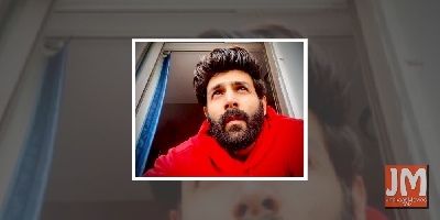 Kartik Aaryan's beard capers continue on social media