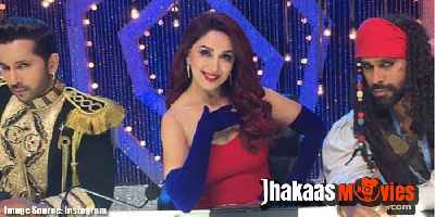 Madhuri Dixit with Jack Sparrow