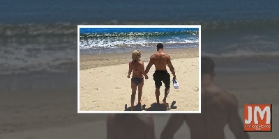 Britney Spears goes on beach date in mask and bikini