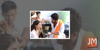 Pooja Hegde posts moments from 'Duvvada Jaggannadham' shoot