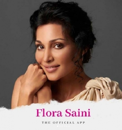 Flora Saini launches her app. Flora Saini launches her app.