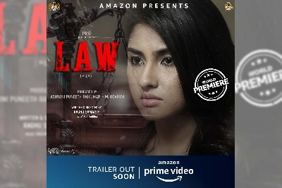 A new poster of the much anticipated Amazon Prime Video's first Kannada direct-to-digital release 'Law' has surfaced; The trailer will be released soon!