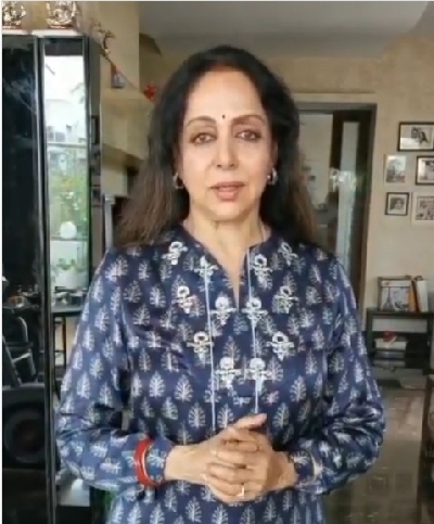 Hema Malini quashes rumours of ill health in video post.