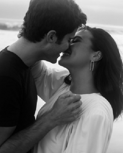 Demi Lovato, engaged, Max Ehrich. (Photo: Sugandha Rawal/IANS)