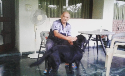 Sushant Singh Rajput's dog. (Photo: Simran Sethi/IANS)