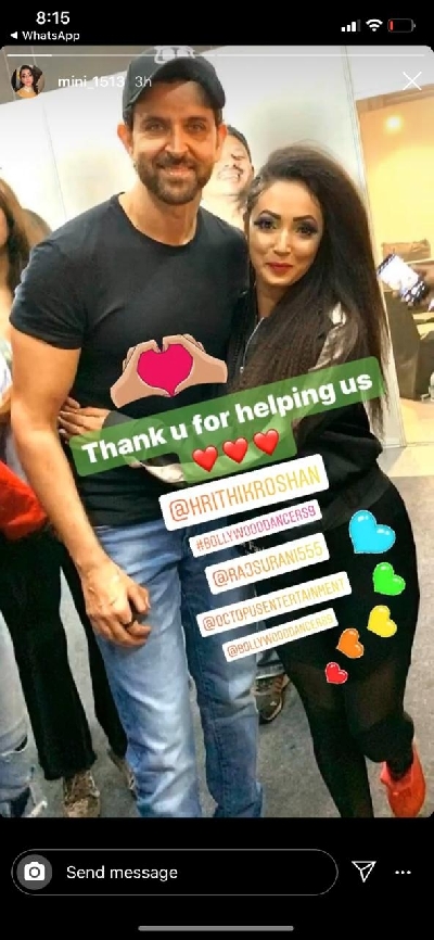 Hrithik Roshan extends a helping hand towards 100 Bollywood dances