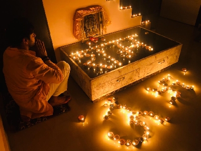 Vikram Matsal praying for Ayodhya Ram Mandir Bhoomi Pujan Vikram Matsal praying for Ayodhya Ram Mandir Bhoomi Pujan