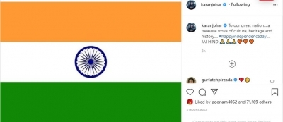 Karan Johar returns to Instagram after two months