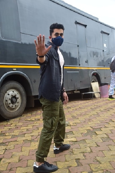 Mumbai: Actor Sunny Singh seen at Film City in Mumbai's Goregaon on Aug 18, 2020. (Photo: IANS)