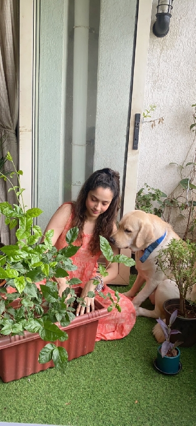 Ankita Lokhande fulfils Sushant's dream by planting saplings