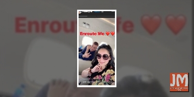 Sanjay Dutt and Maanayata leave Mumbai, enroute life