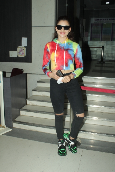 Mumbai: Actress Urvashi Rautela seen at Andheri in Mumbai on Sep 15, 2020. (Photo: IANS)