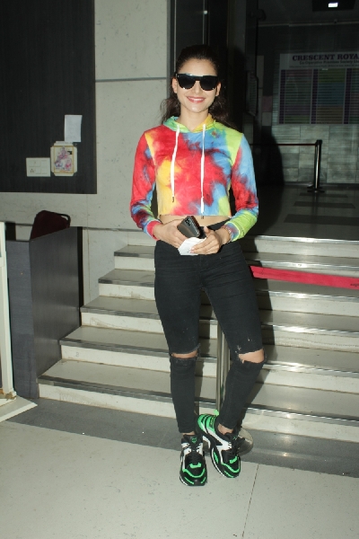 Mumbai: Actress Urvashi Rautela seen at Andheri in Mumbai on Sep 15, 2020. (Photo: IANS)