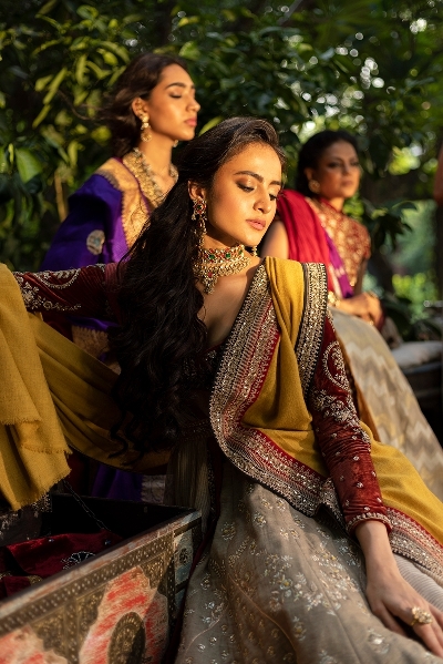 Collection By Designer Anju Modi @ FDCI ICW 2020.