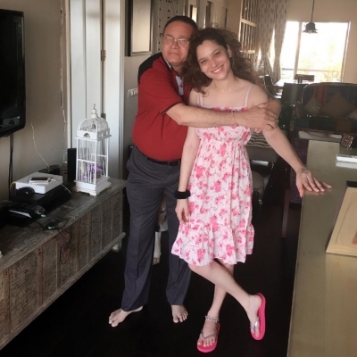 Ankita Lokhande rejoices as her father returns home from hospital Ankita Lokhande rejoices as her father returns home from hospital