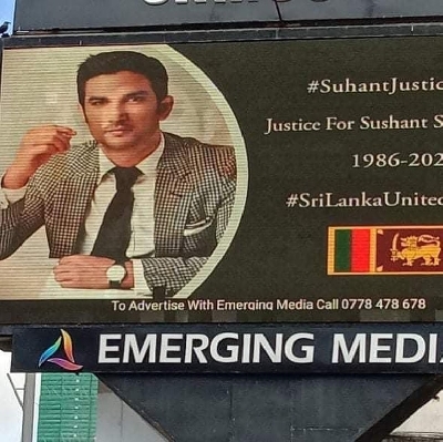 'Justice for Sushant Singh Rajput' billboards set up in Sri Lanka
