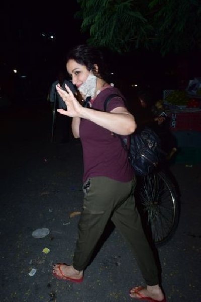 Mumbai: Actress Tisca Chopra seen at Juhu in Mumbai on Nov 6, 2020. (Photo: IANS)