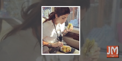 Shilpa Shetty Kundra gorges on vada pav