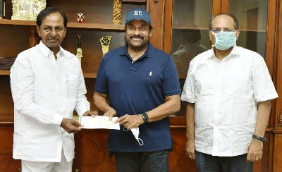 Telugu actor, politician Chiranjeevi tests Covid positive.