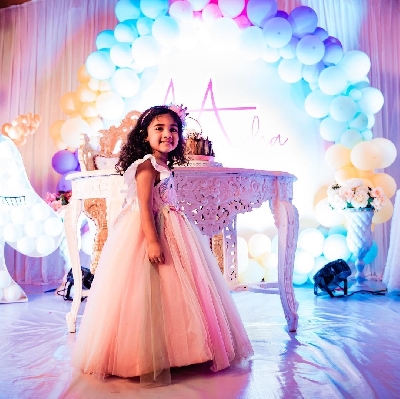 Allu Arjun's Daughter Arha Birthday Celebrations held at Mythri Movie Makers shooting location.